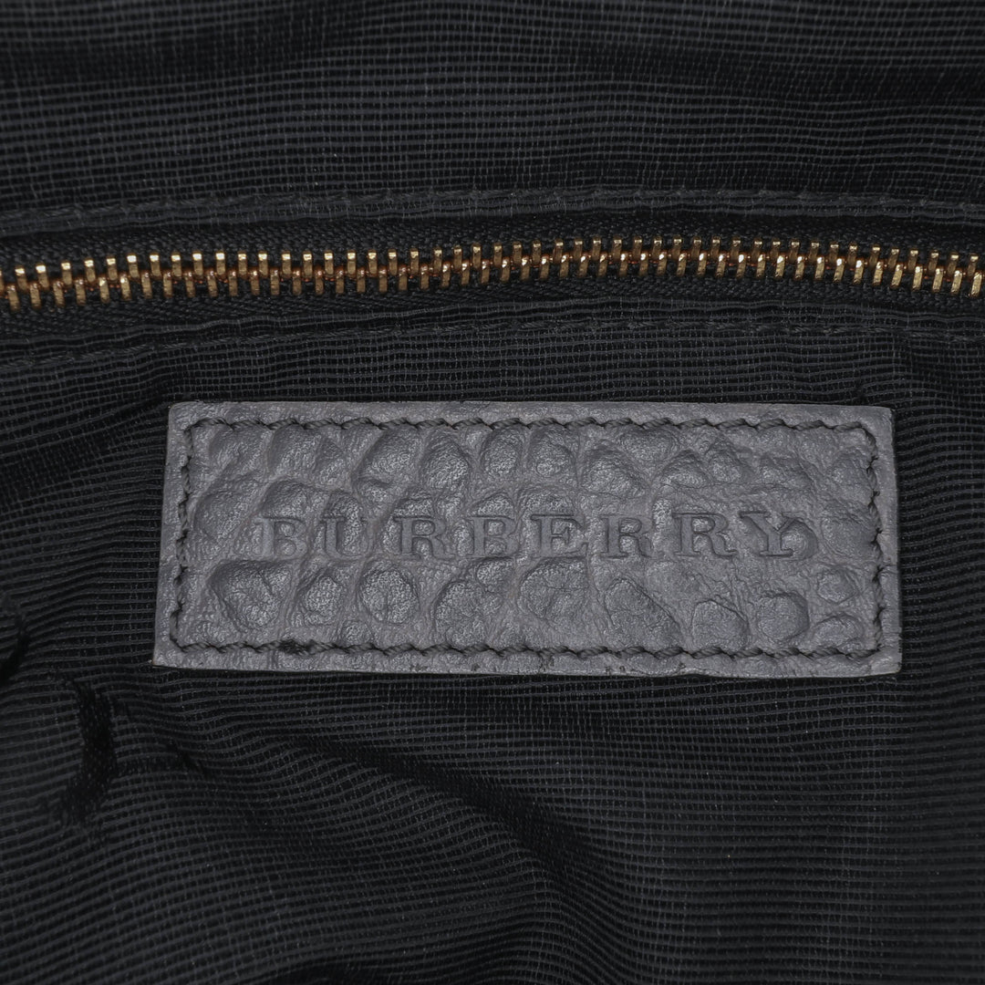 Medium Grained Calfskin Alchester Satchel Gray - Gaby Paris
