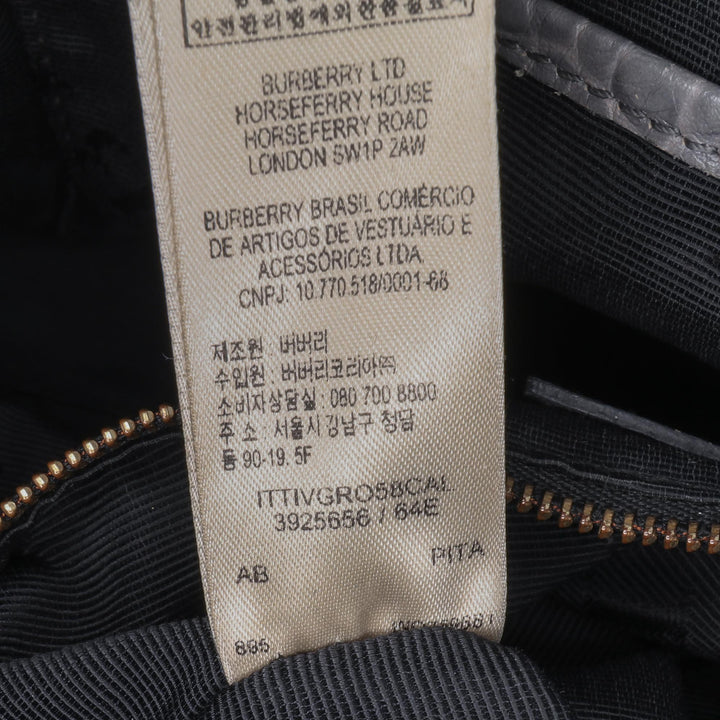 Medium Grained Calfskin Alchester Satchel Gray - Gaby Paris