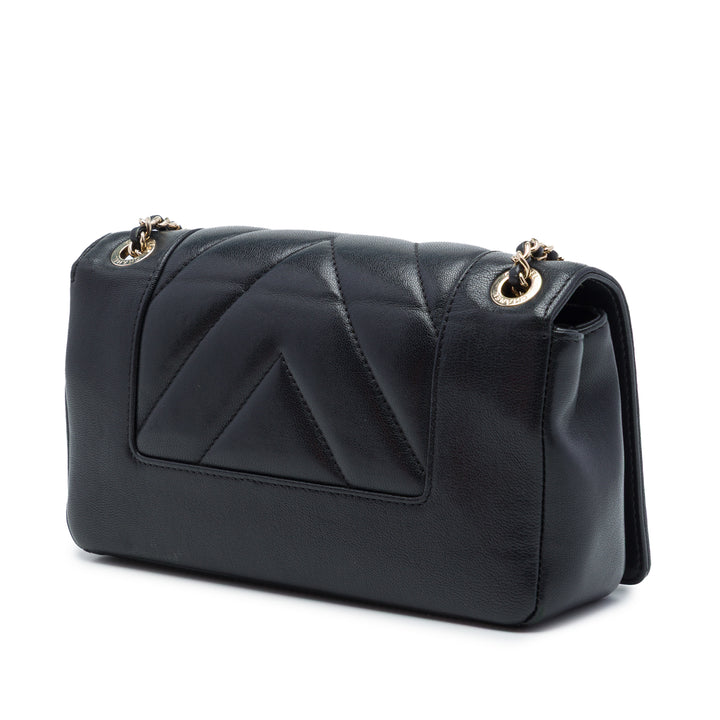 Chanel Mini Matelassé Chevron Sheepskin Mademoiselle Vintage à rabat