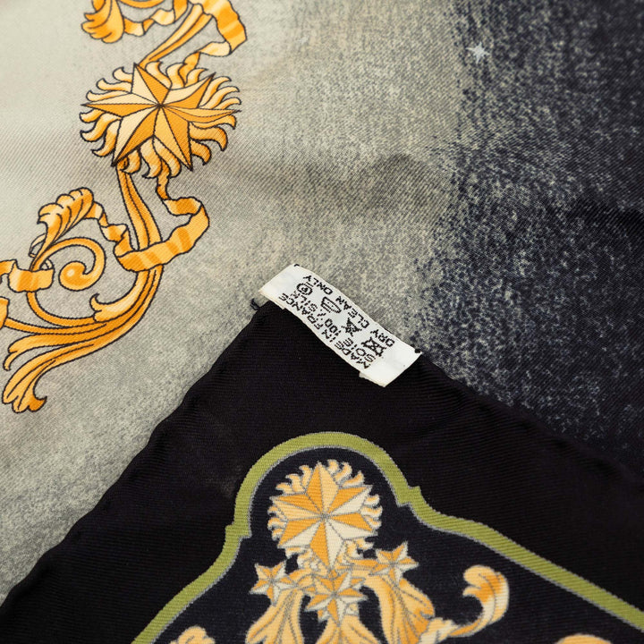 Hermès Cosmos Square Soie Handkerchief