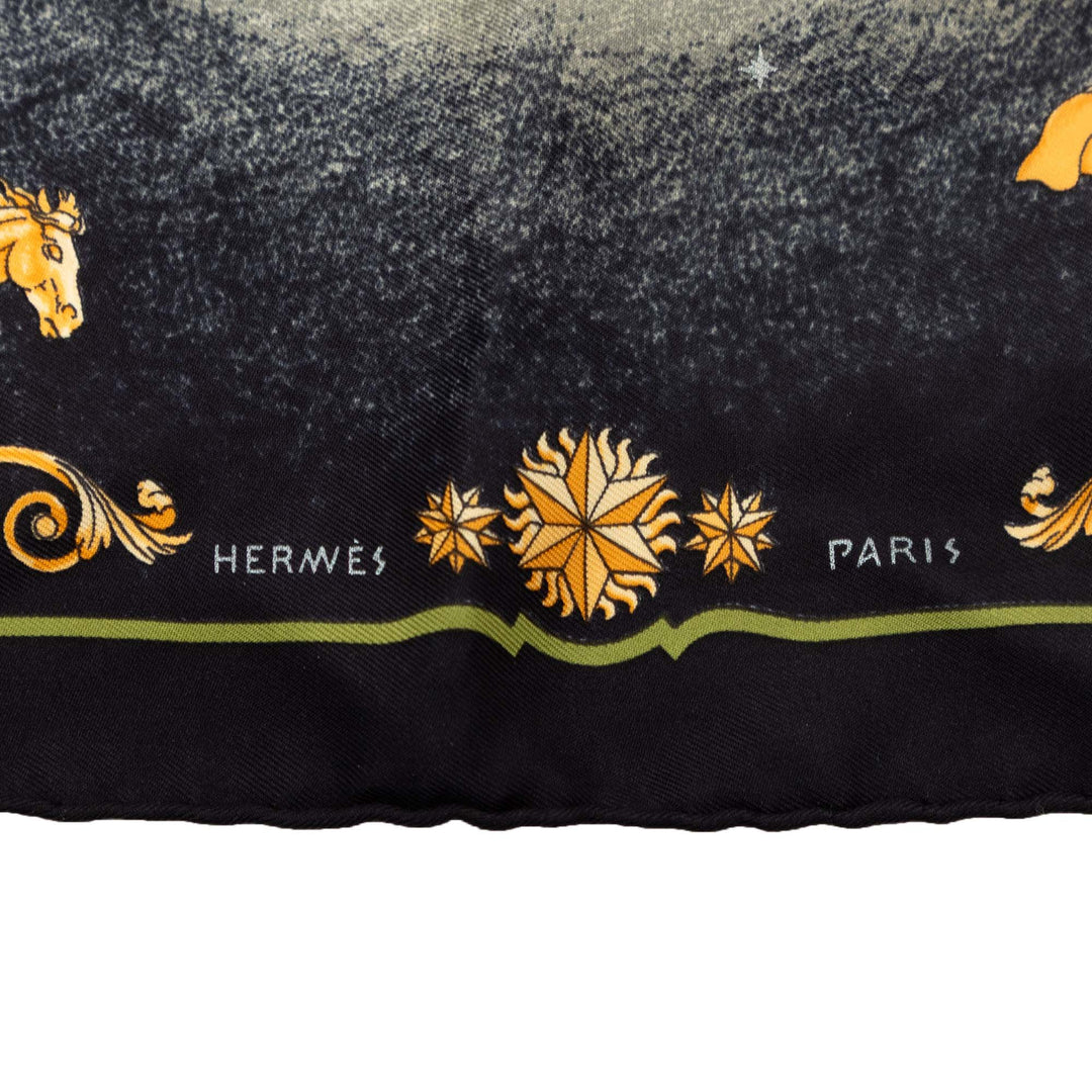 Hermès Cosmos Square Soie Handkerchief