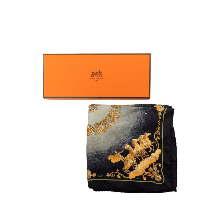Hermès Cosmos Square Soie Handkerchief