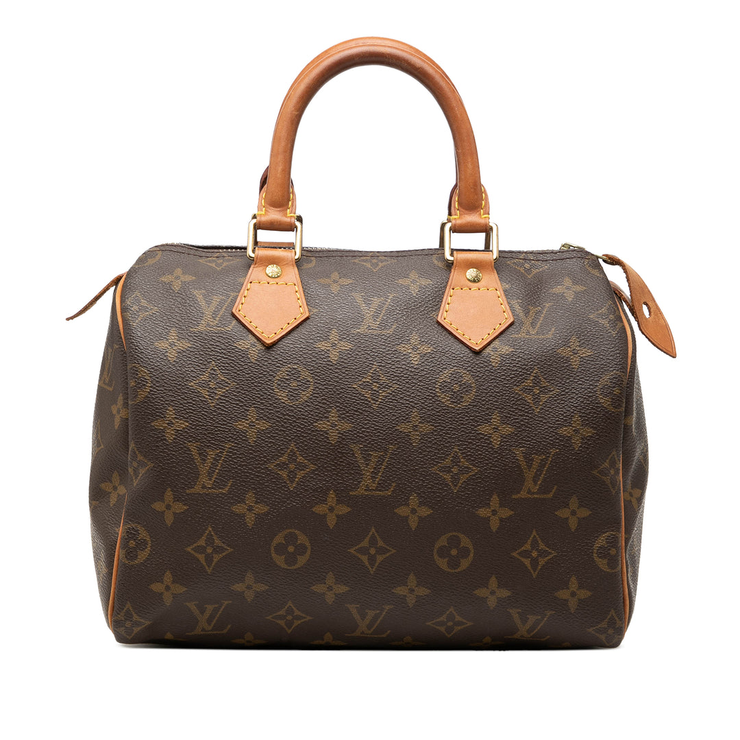 Louis Vuitton Sac à main Speedy 25 Monogram Marron – vue principale – GABY PARIS