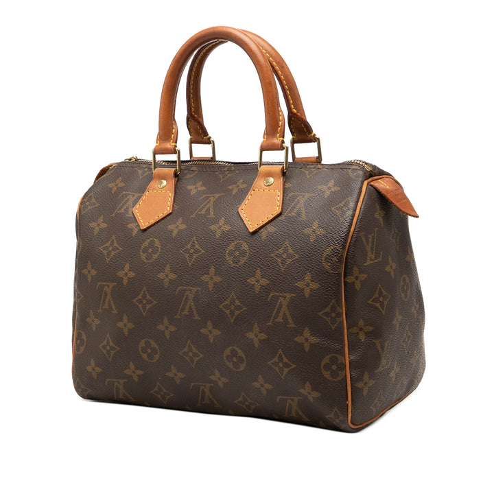 Louis Vuitton Sac à main Speedy 25 Monogram Marron – vue 2 – GABY PARIS