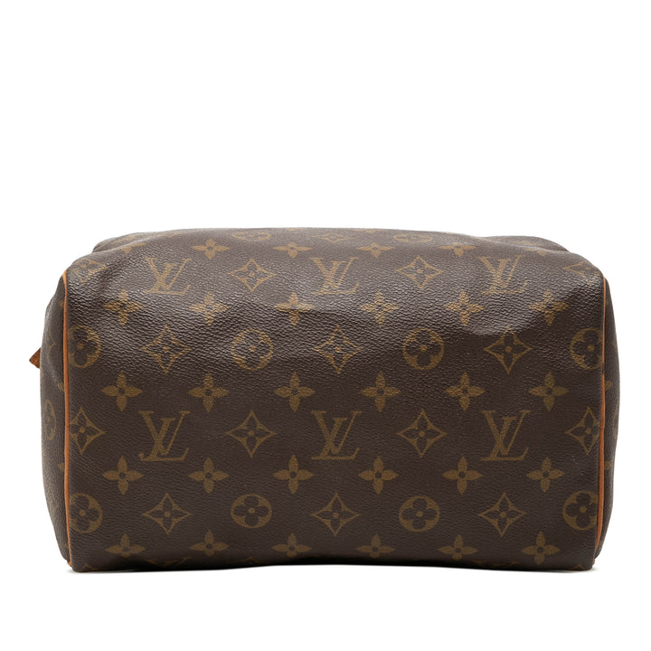 Louis Vuitton Sac à main Speedy 25 Monogram Marron – vue 3 – GABY PARIS