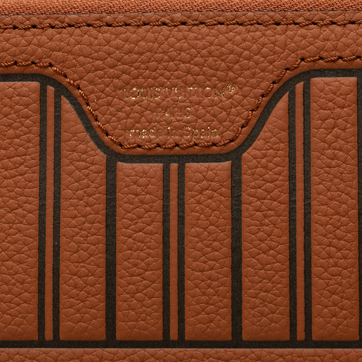 Louis Vuitton Pochette Inside Out Neverfull MM Cuir de veau Marron – vue 5 – GABY PARIS