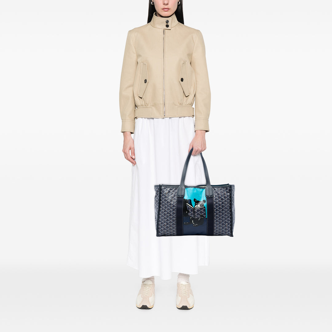 Villette MM Goyardine Bleu