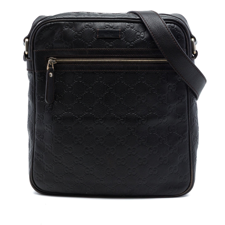 Gucci Sac bandoulière Guccissima Noir – vue principale – GABY PARIS