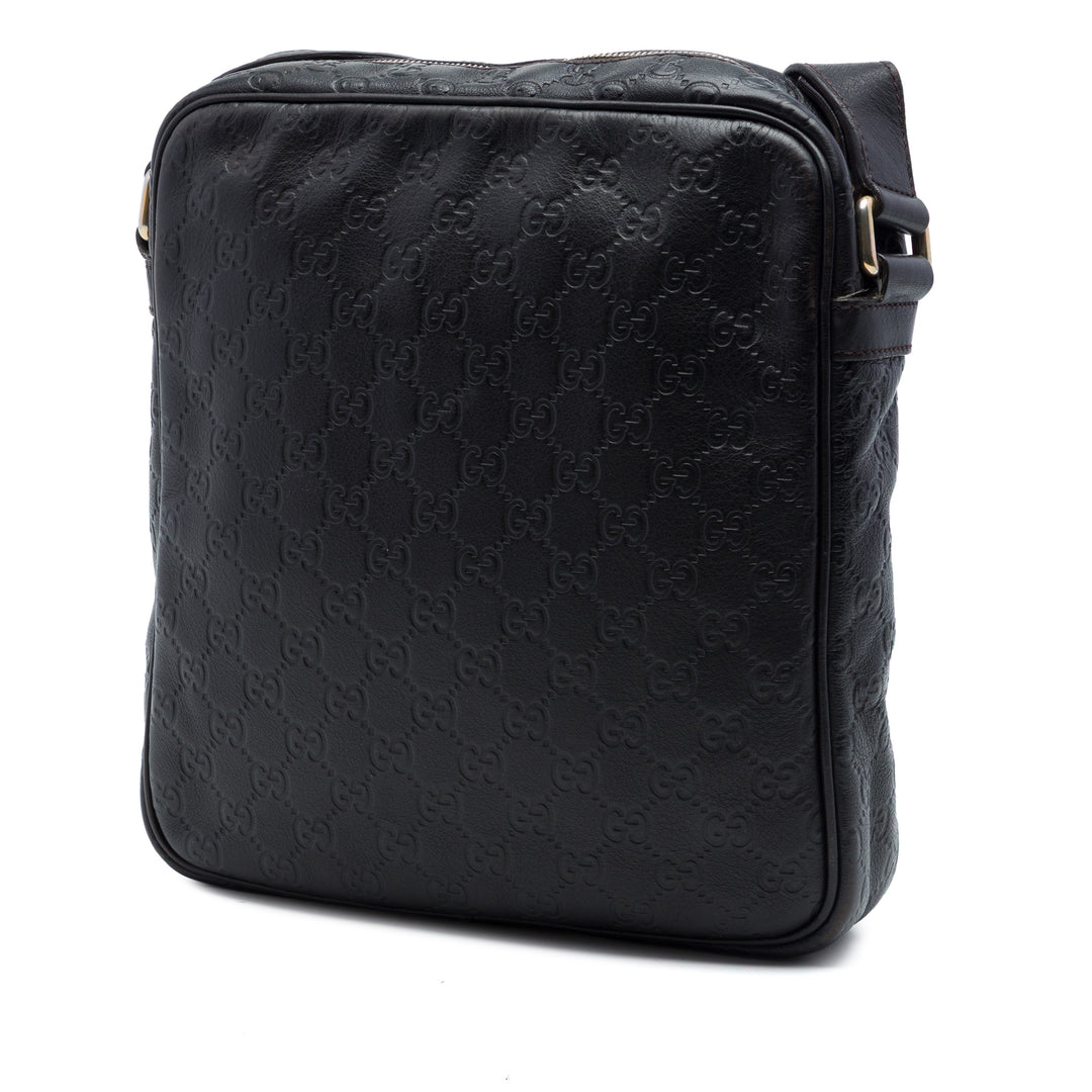 Gucci Sac bandoulière Guccissima Noir – vue 2 – GABY PARIS
