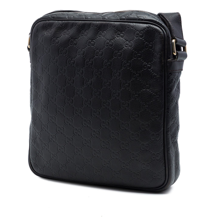 Gucci Sac bandoulière Guccissima Noir – vue 2 – GABY PARIS