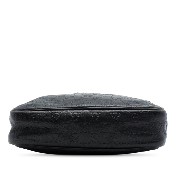 Gucci Sac bandoulière Guccissima Noir – vue 3 – GABY PARIS