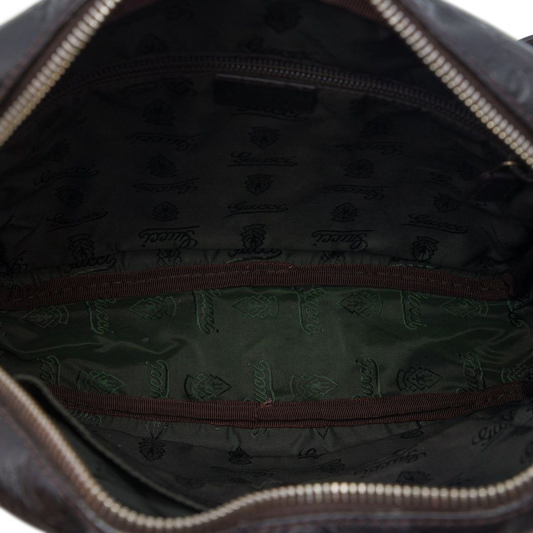 Gucci Sac bandoulière Guccissima Noir – vue 4 – GABY PARIS