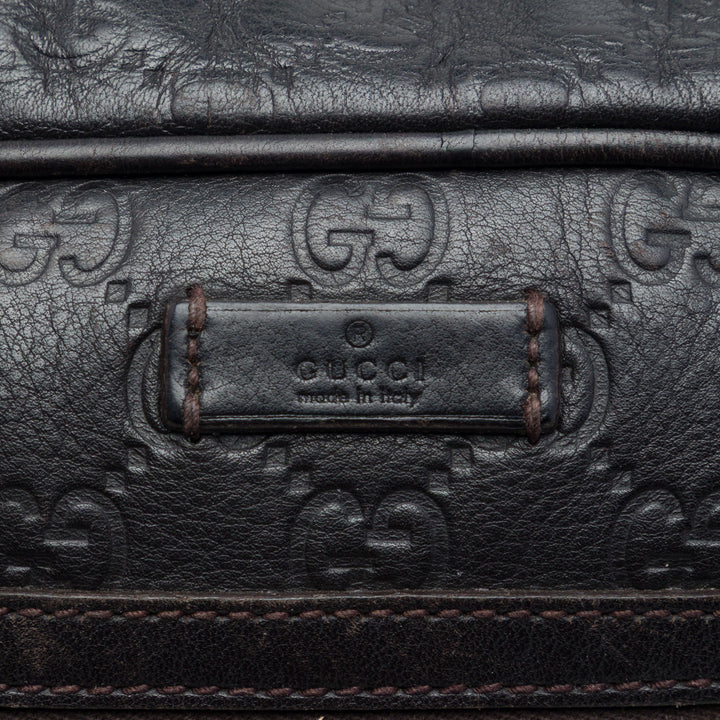 Gucci Sac bandoulière Guccissima Noir – vue 5 – GABY PARIS