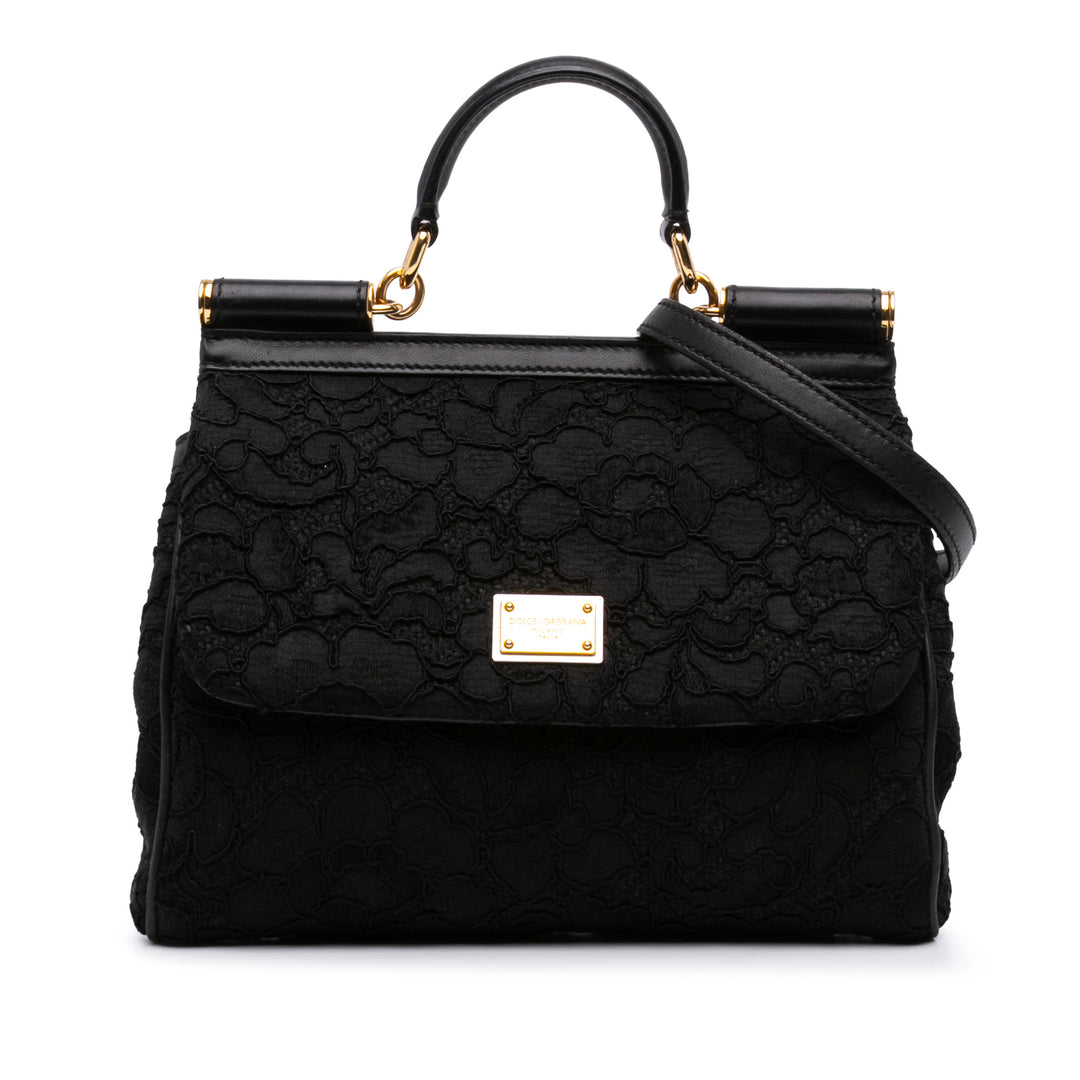 Dolce & Gabbana Medium brodé Lace Miss Sicily Sac