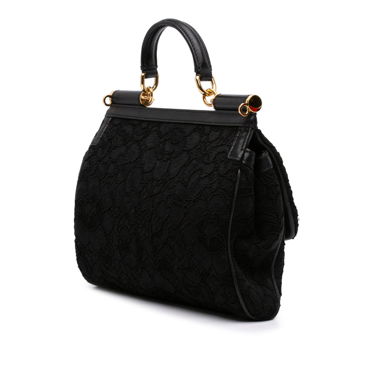 Dolce & Gabbana Medium brodé Lace Miss Sicily Sac