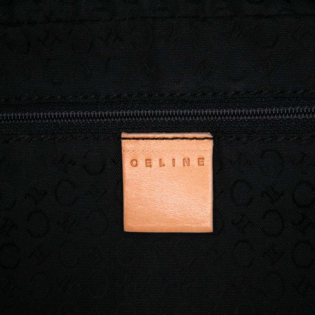 C Macadam Suede Handbag Black - Gaby Paris