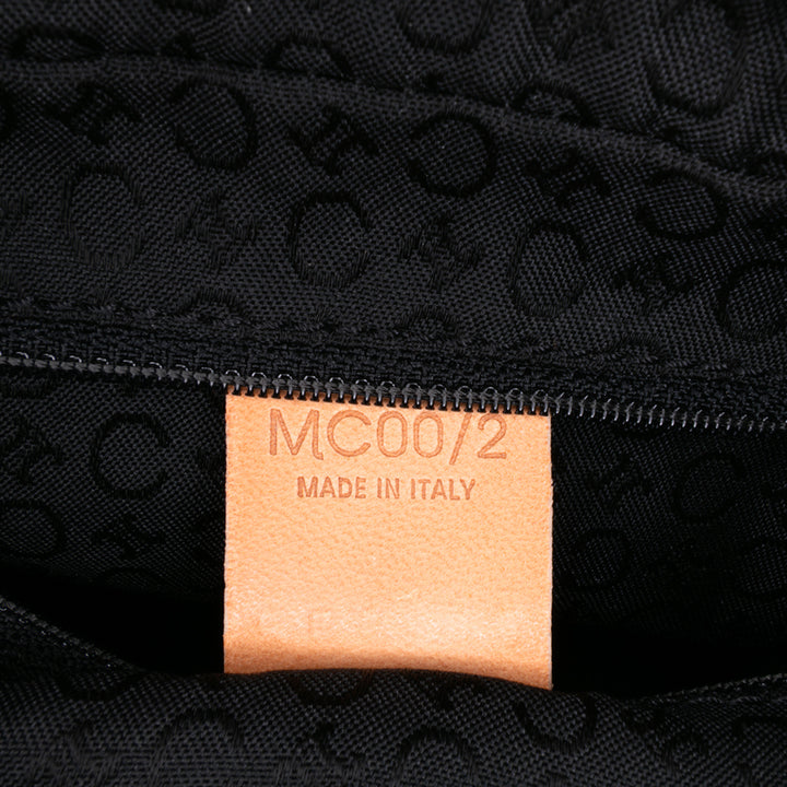 C Macadam Suede Handbag Black - Gaby Paris