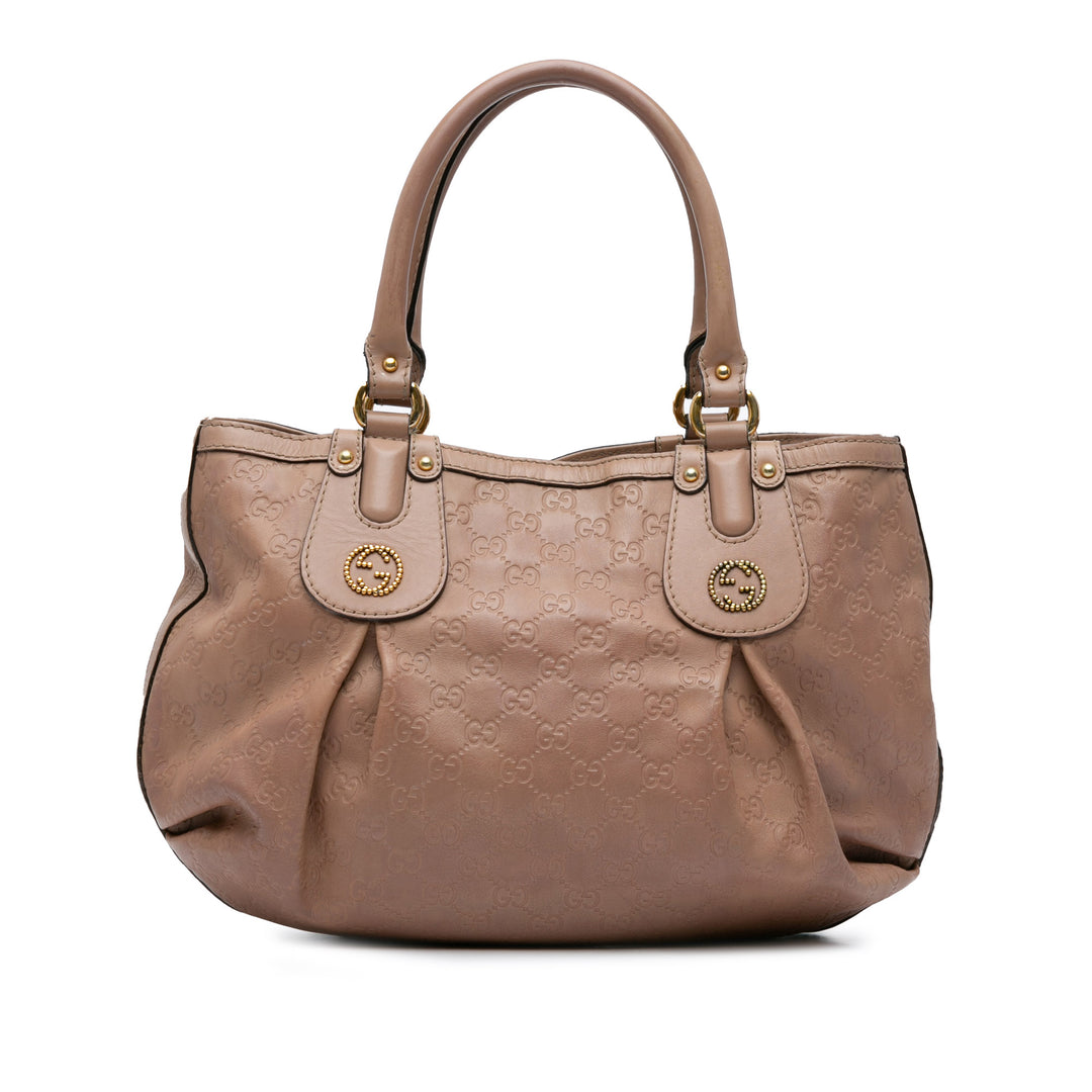 Guccissima Scarlett Handbag Brown - Gaby Paris