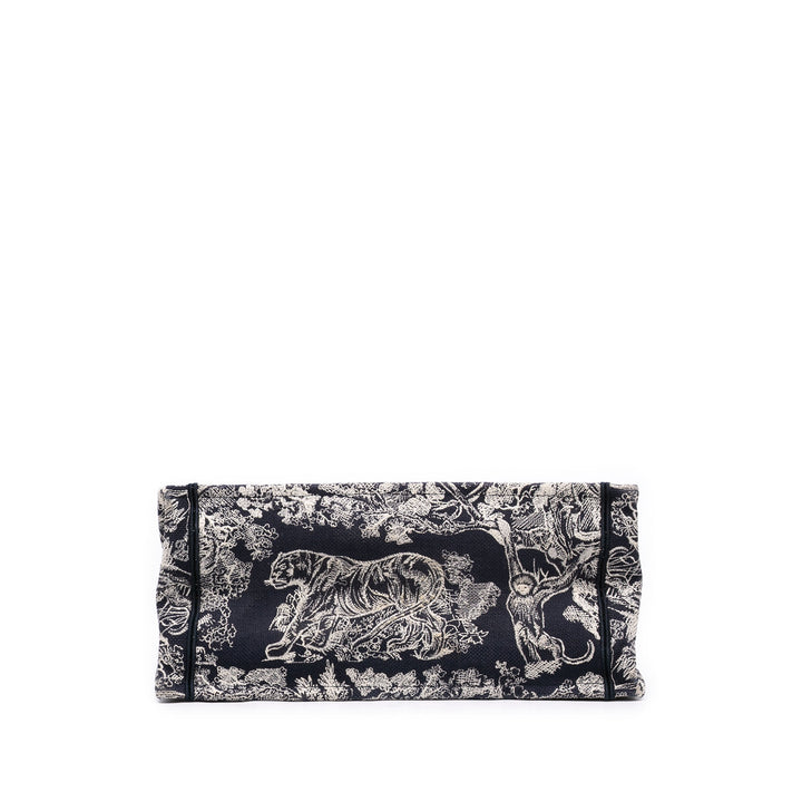 Dior Book Tote brodé Reverse Dioriviera De Jouy Moyen Bleu