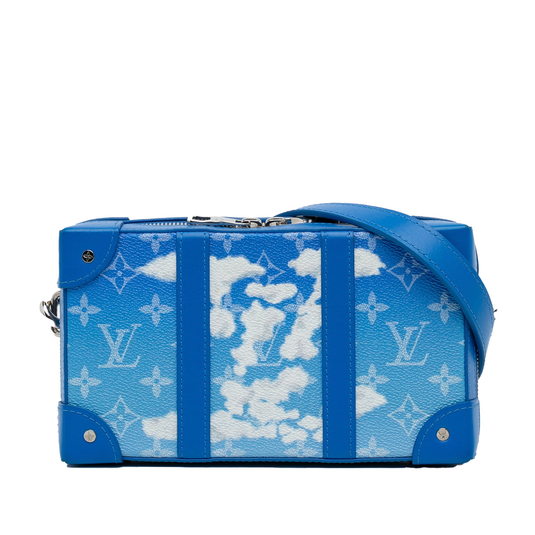 Monogram Clouds Soft Trunk Wallet Blue - Gaby Paris