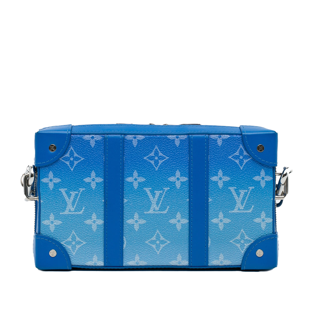 Monogram Clouds Soft Trunk Wallet Blue - Gaby Paris