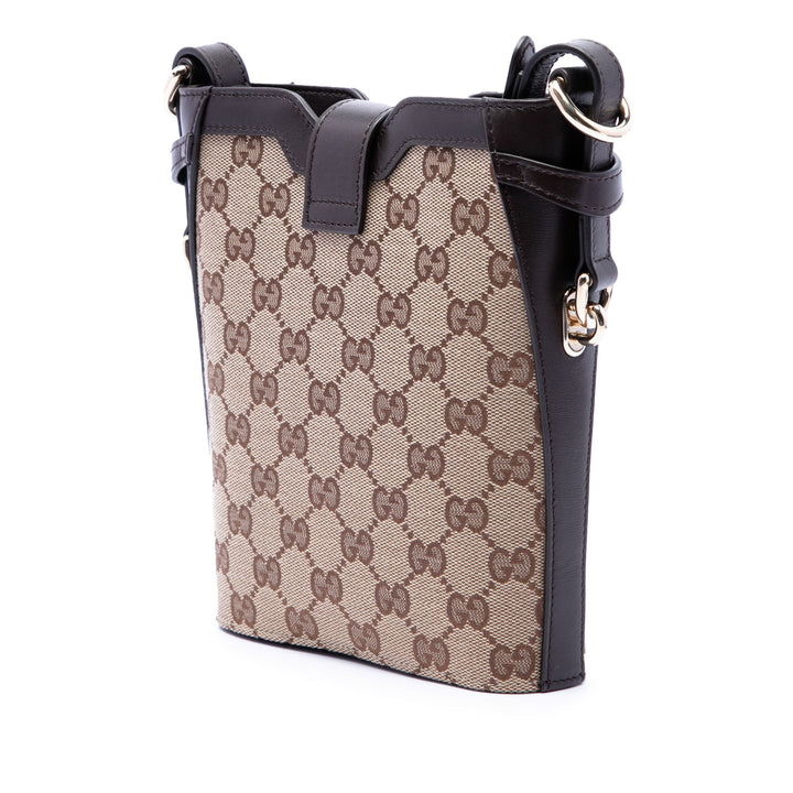 Gucci Mini GG Toile Web Bucket Sac