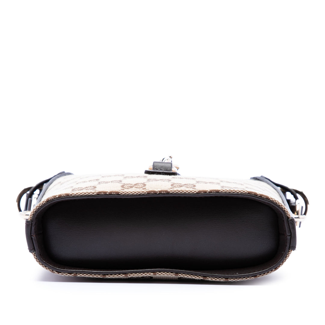 Gucci Mini GG Toile Web Bucket Sac