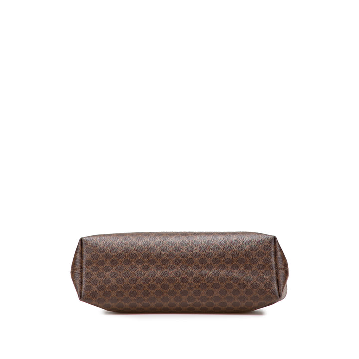Macadam Coated Canvas Tote Brown - Gaby Paris