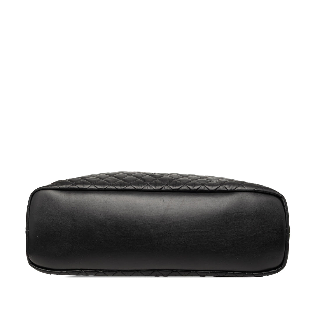 Saint Laurent Matelassé Cuir de veau ES Giant Sac de voyage
