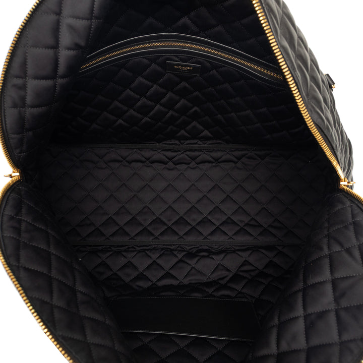 Saint Laurent Matelassé Cuir de veau ES Giant Sac de voyage
