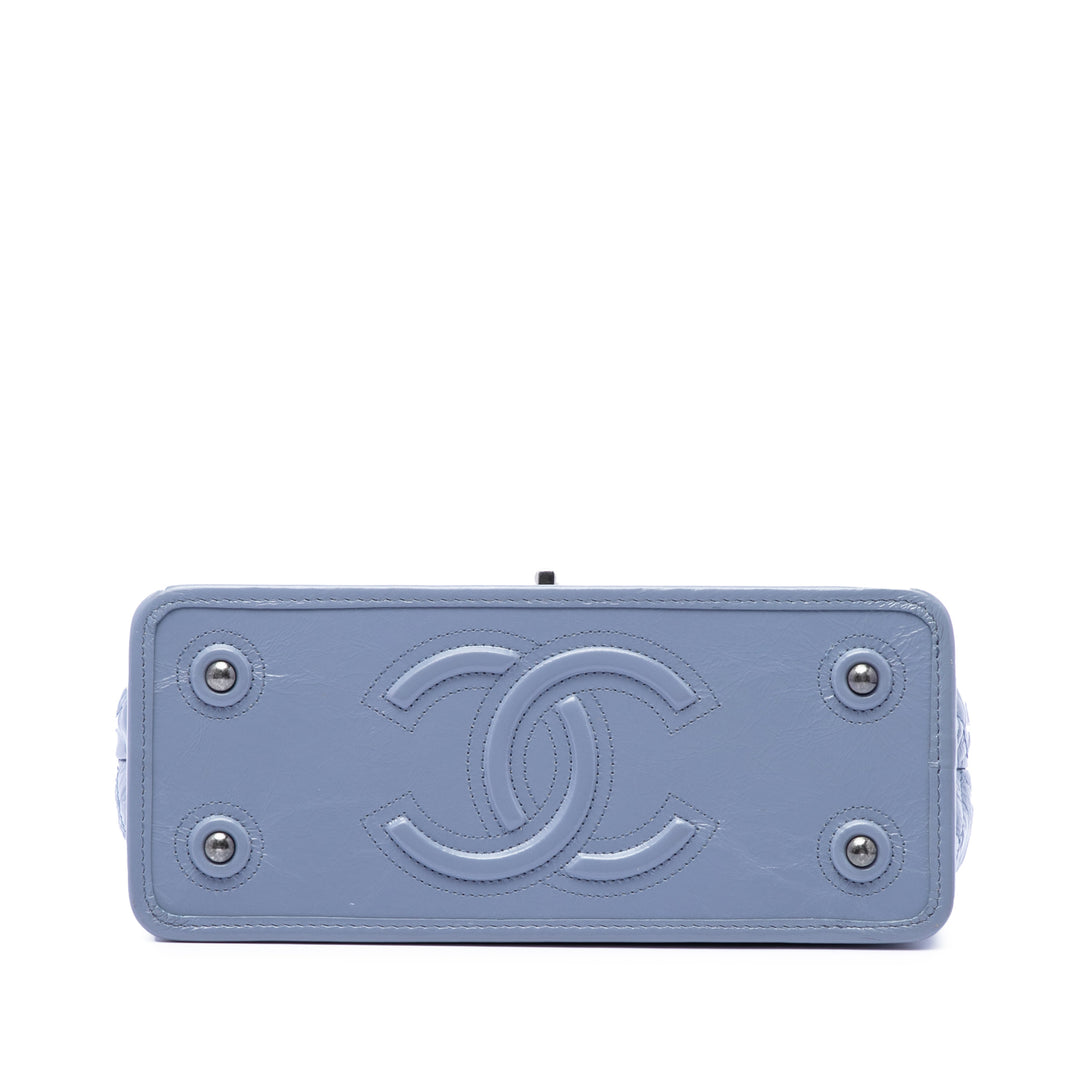 Chanel Matelassé vieilli Cuir de veau Simple rabat