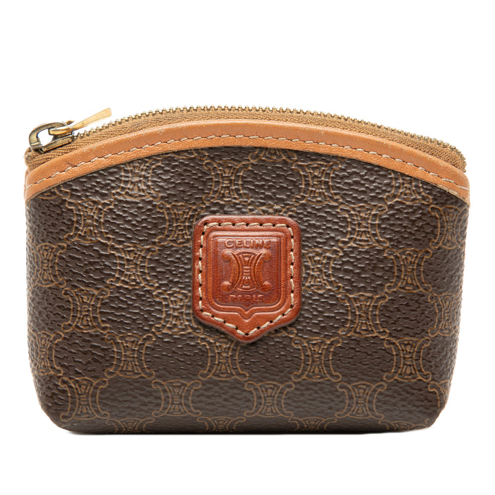 Celine Macadam Coated Toile Coin Pochette