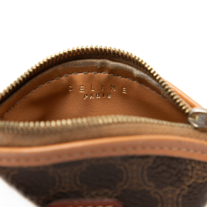 Celine Macadam Coated Toile Coin Pochette