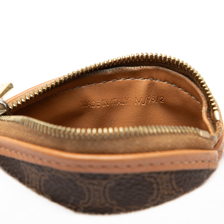 Celine Macadam Coated Toile Coin Pochette