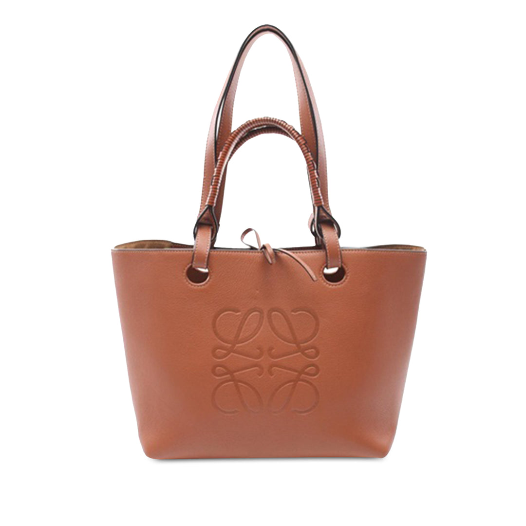 Small Anagram Tote Brown - Gaby Paris