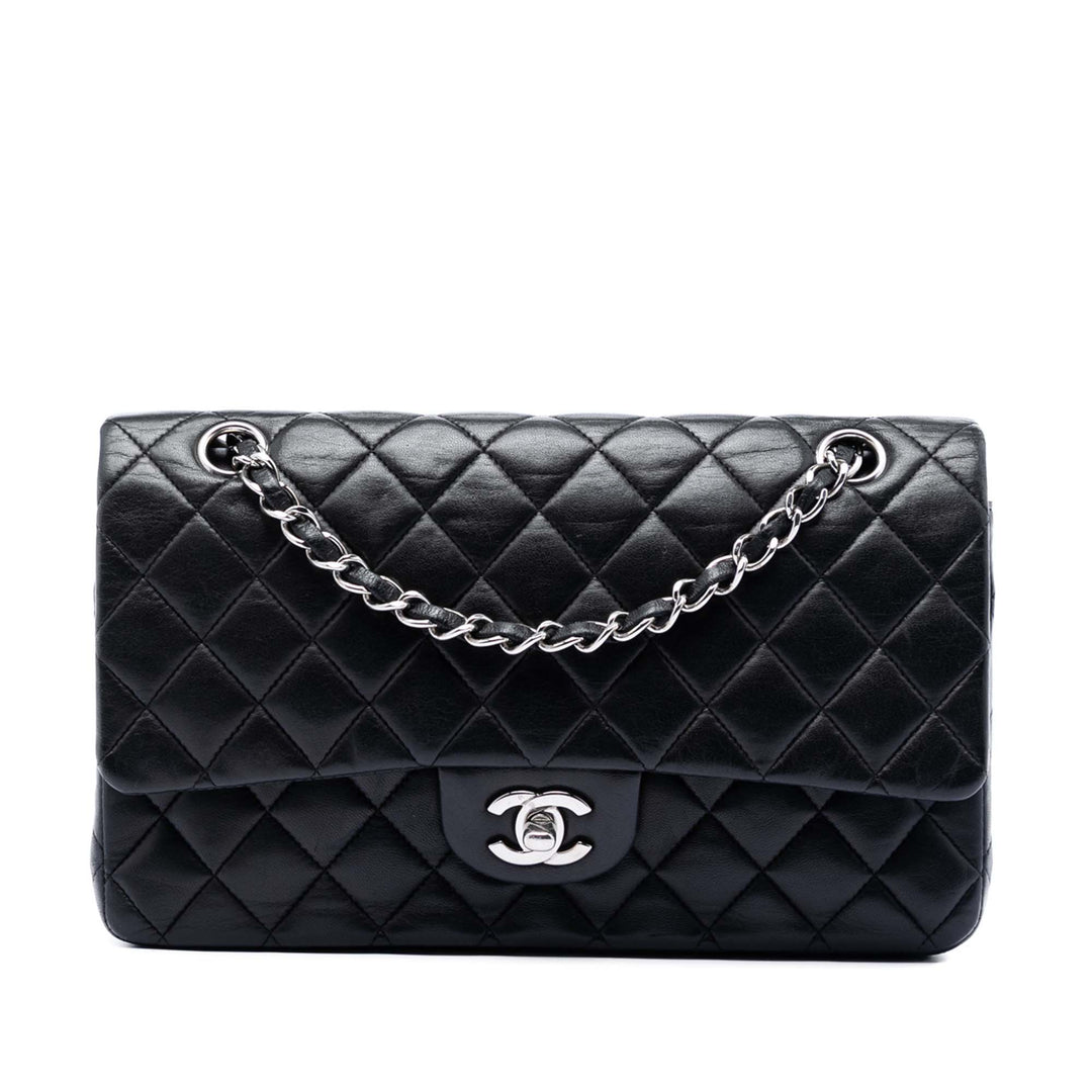 Chanel Medium Classic Cuir d’agneau Double rabat