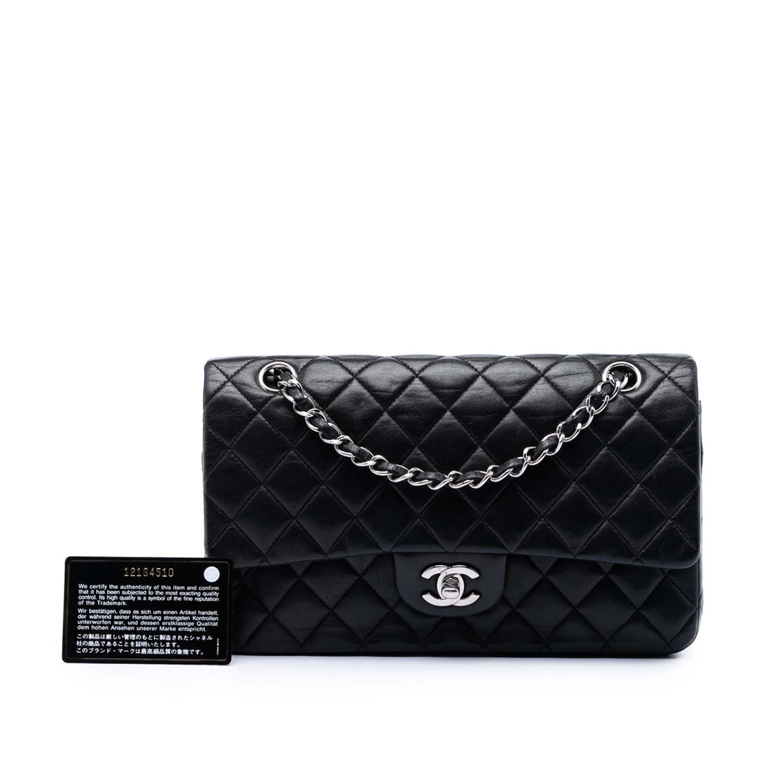 Chanel Medium Classic Cuir d’agneau Double rabat