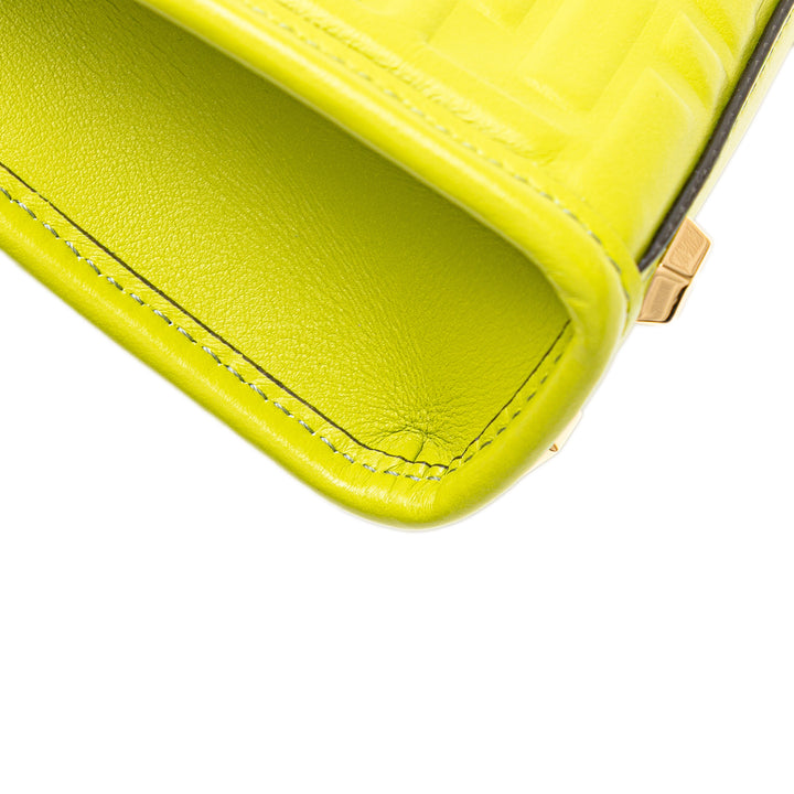 Fendi Mini Zucca embossé Cuir Sunshine Shopper Cabas