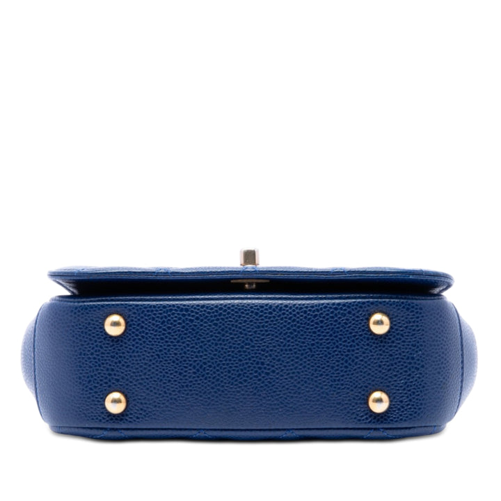 Chanel Matelassé Carry Around à rabat Mini Cuir caviar