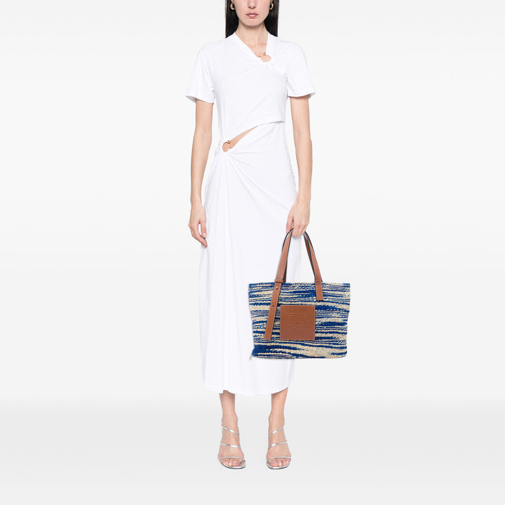 LOEWE Large Raffia Anagram Basket Cabas