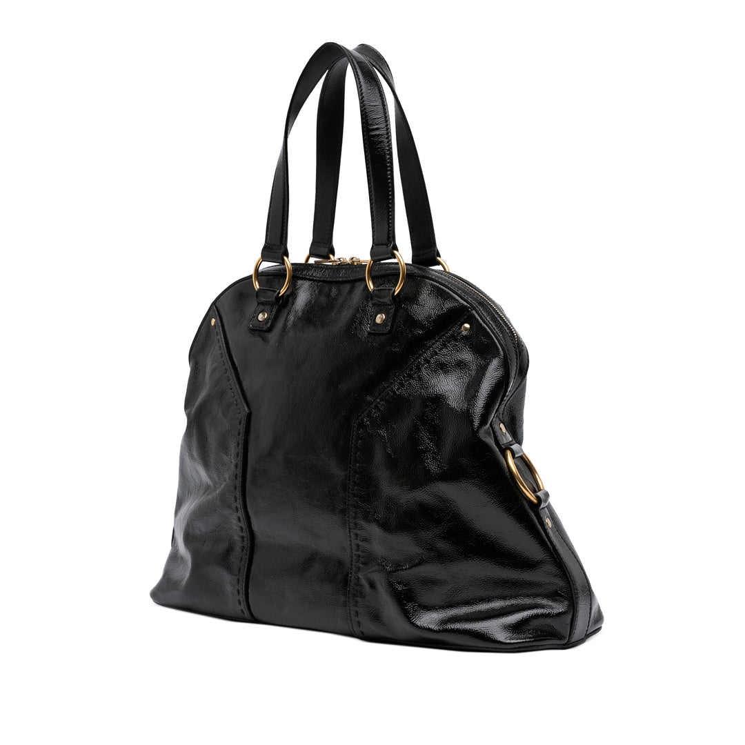 Saint Laurent Sac Muse oversize vernis