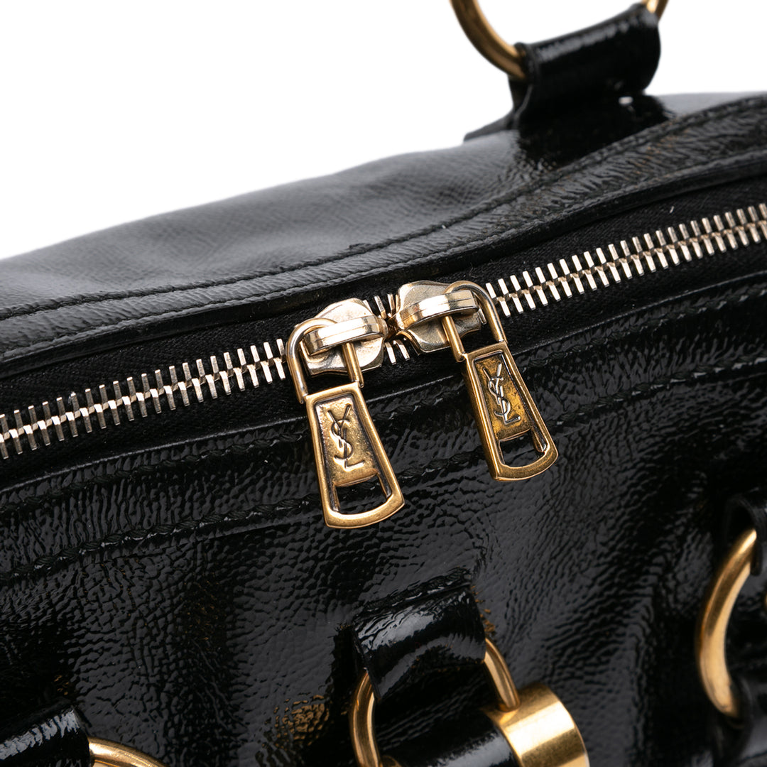 Saint Laurent Sac Muse oversize vernis