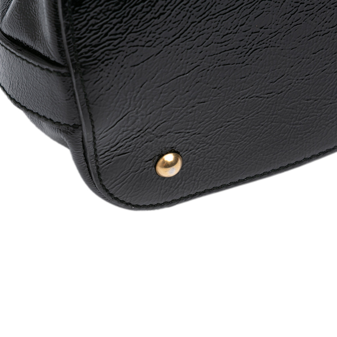 Saint Laurent Sac Muse oversize vernis