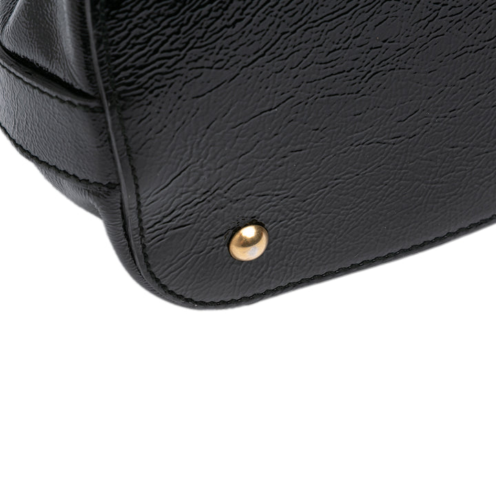 Saint Laurent Sac Muse oversize vernis