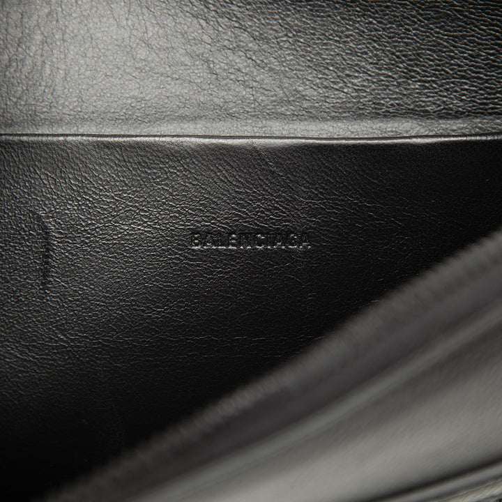 Balenciaga Cuir de veau grainé Neo Classic Compact Pochette with Strap