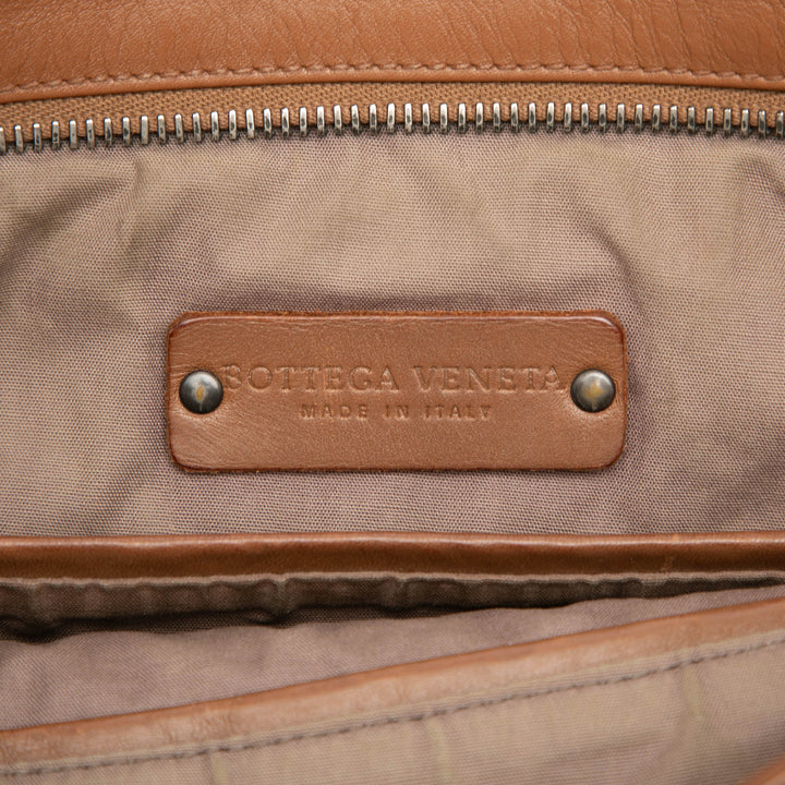 Bottega Veneta Sac bandoulière Intrecciato nappa Marron – vue 5 – GABY PARIS