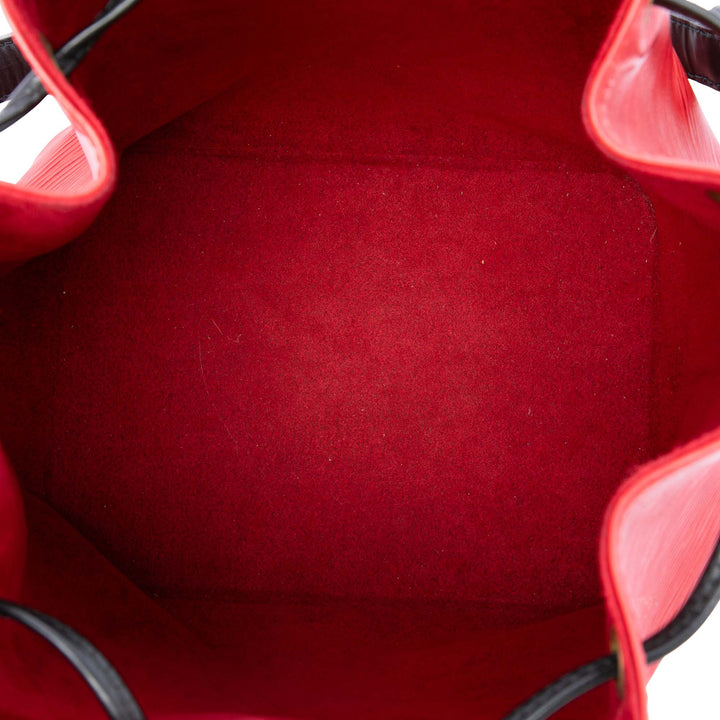 Louis Vuitton Bicolore Noe PM Épi Rouge – vue 4 – GABY PARIS