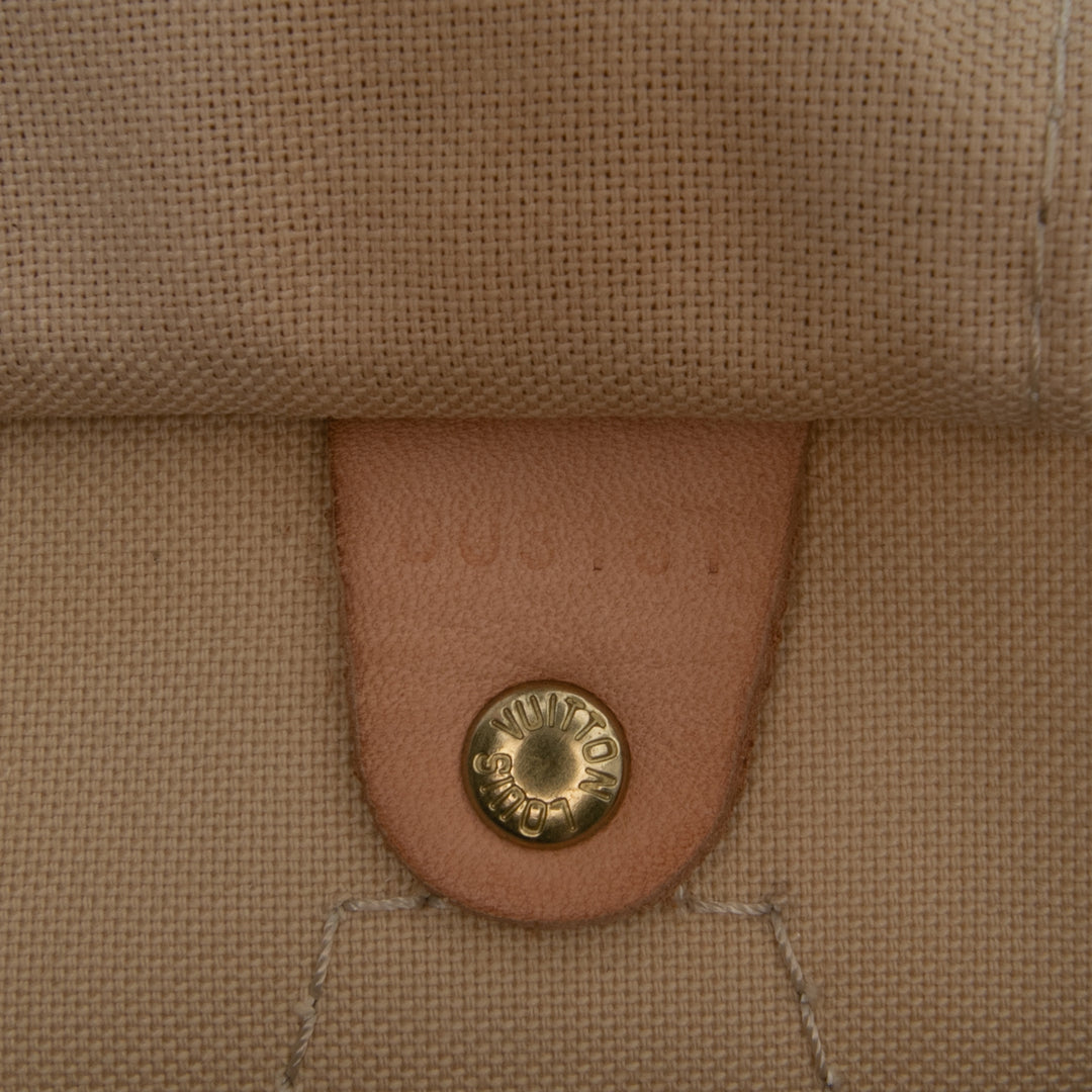 Damier Azur Speedy 30 White - Gaby Paris