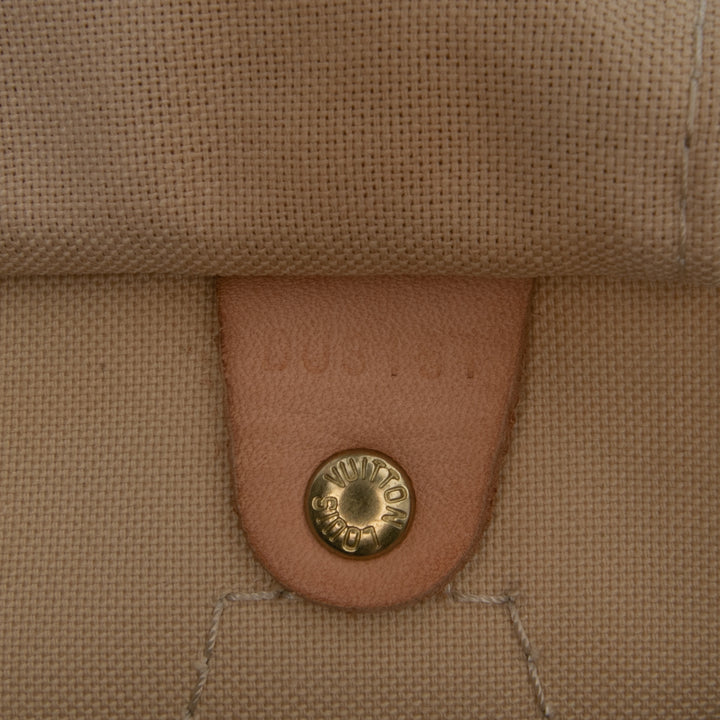 Damier Azur Speedy 30 White - Gaby Paris