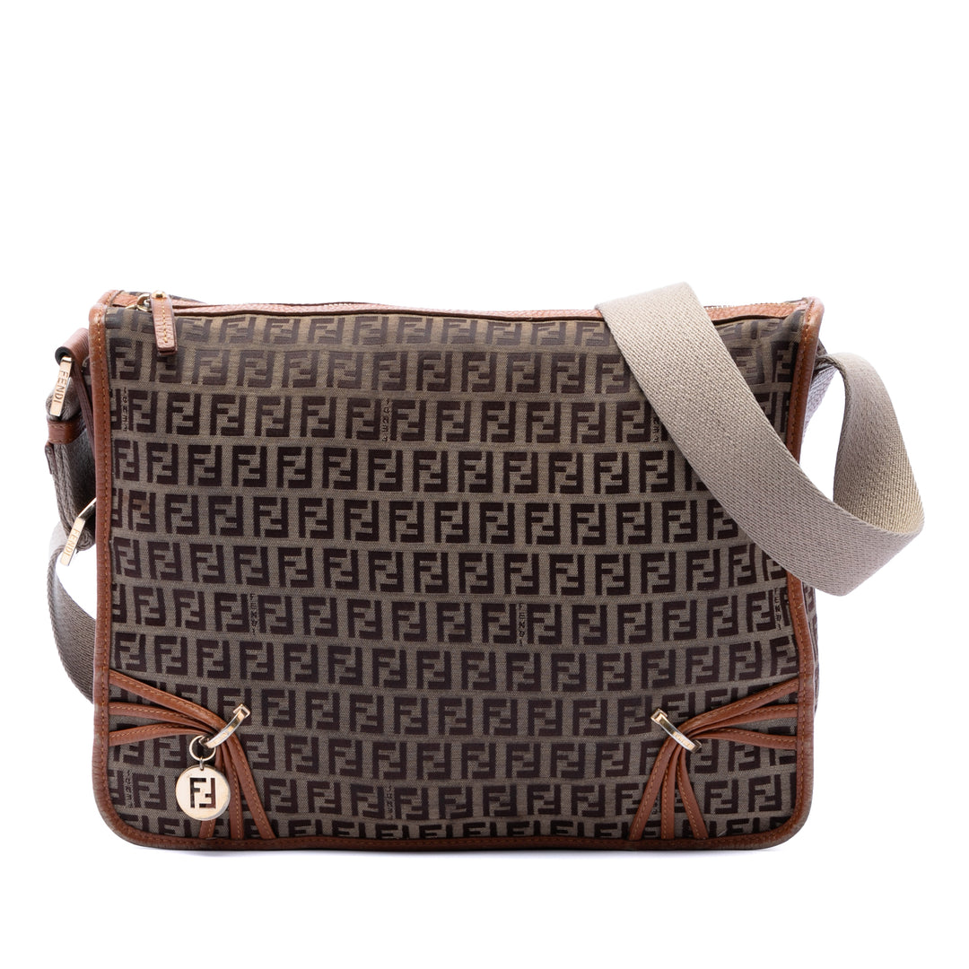 Fendi Zucchino F Charm Sac Toile